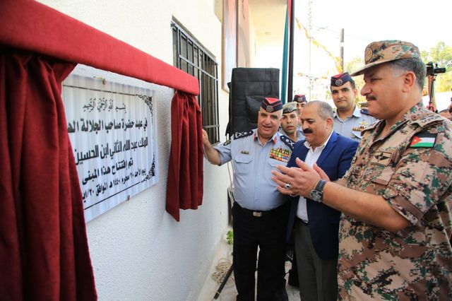 اللواء البزايعه يرعى حفل افتتاح مركز دفاع مدني المخيبة في اربد