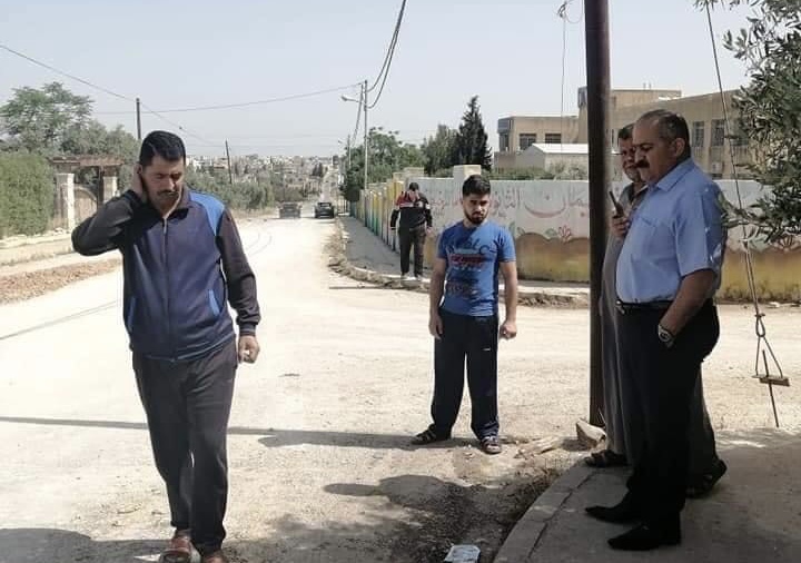 محافظ اربد ينهي مشكلة بيئية كانت تنذر بكارثة في بشرى صور