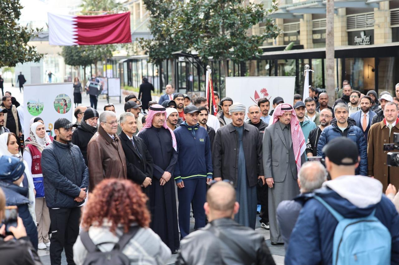 بالصور .. السفارة القطرية في عمان تحتفل باليوم الرياضي