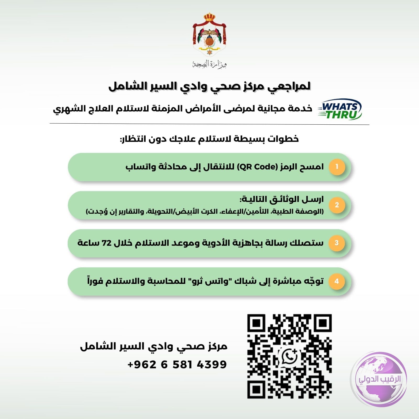 الصحة تطلق «واتس ثرو» لأدوية الأمراض المزمنة - صورة 4
